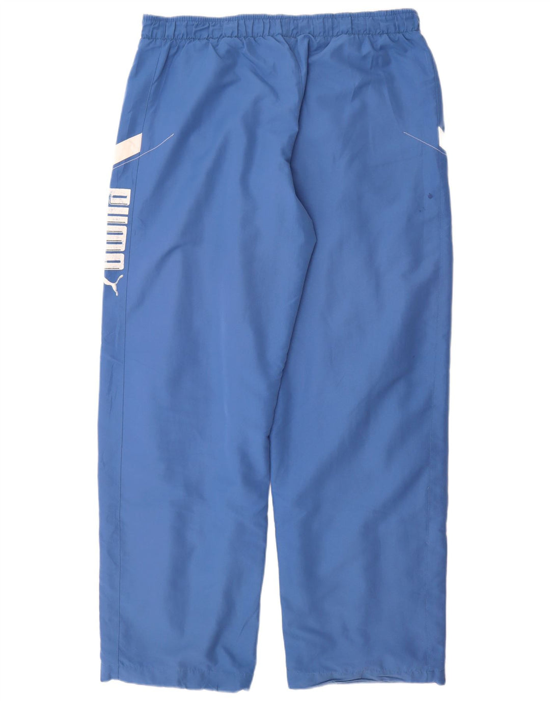 Puma Herren-Trainingshose mit Grafik, Größe L, Blau, Farbblock