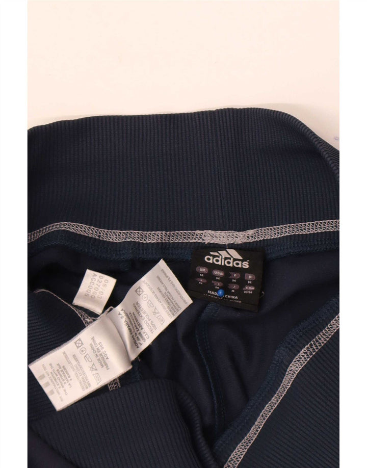 Adidas Mens Graphic Tracksuit Trousers Medium Navy Blue Polyester