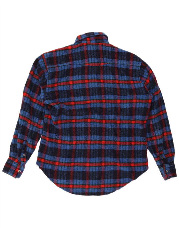 OCEAN STAR Mens Flannel Shirt Large Blue Check Vintage Ocean Star and Second-Hand Ocean Star from Messina Hembry 