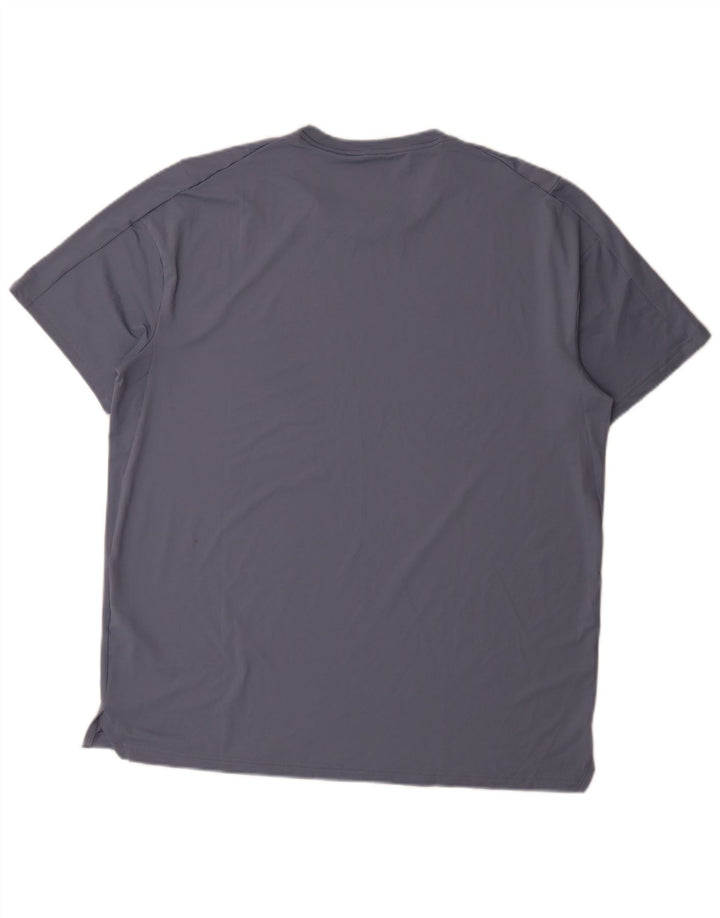 T-shirt Nike Dri Fit da uomo, grande, in poliestere blu