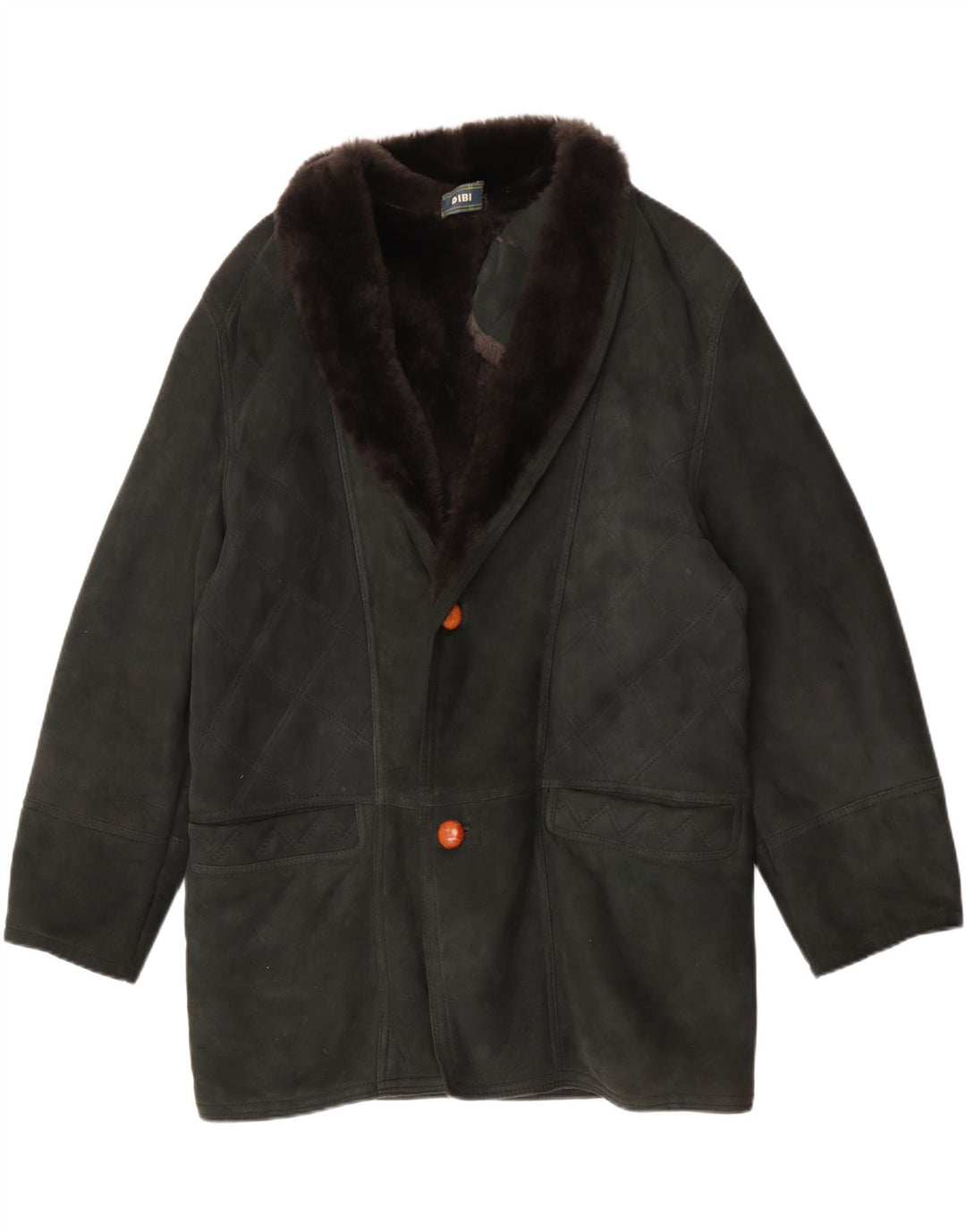 Dibi Herre Shearling Jacket IT 50 Large Khaki