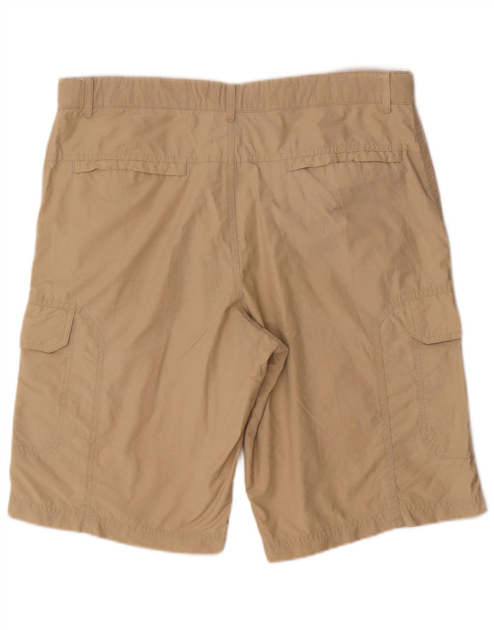 Marks & Spencer Herre Cargo Shorts W36 Large Beige Bomuld