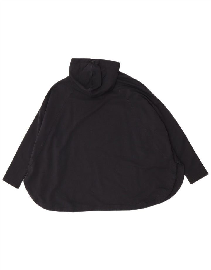 Puma Womens Oversized Hoodie Jumper UK 12 Medium Black