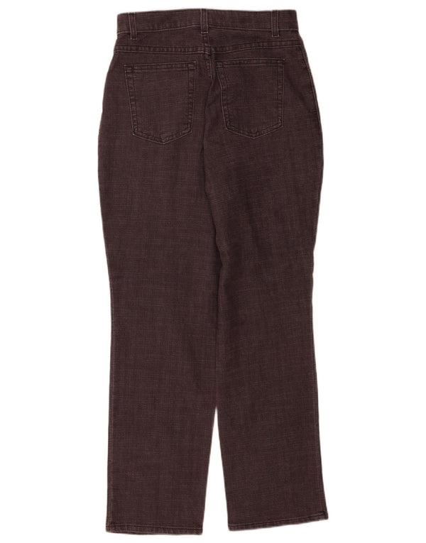 Marks & Spencer Womens Tapered Jeans UK 10 Small W28 L28 Purple Cotton