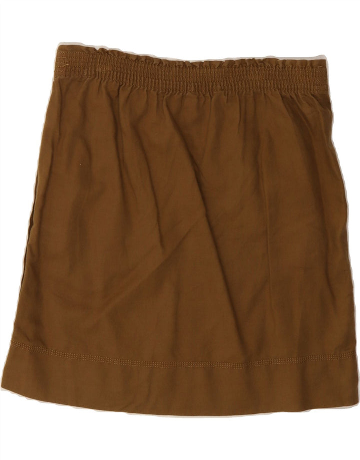 EDDIE BAUER Womens Skirt XS W30 Brown Linen Vintage Eddie Bauer and Second-Hand Eddie Bauer from Messina Hembry 