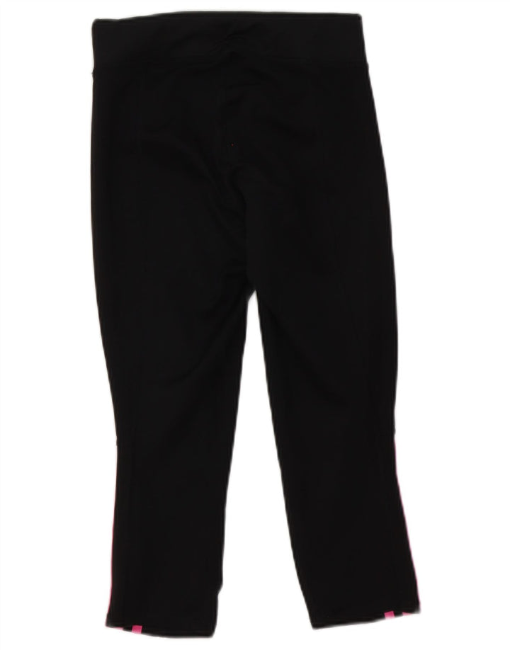 Adidas Leggings Capri para Mujer Reino Unido 8 Pequeño Poliéster Negro