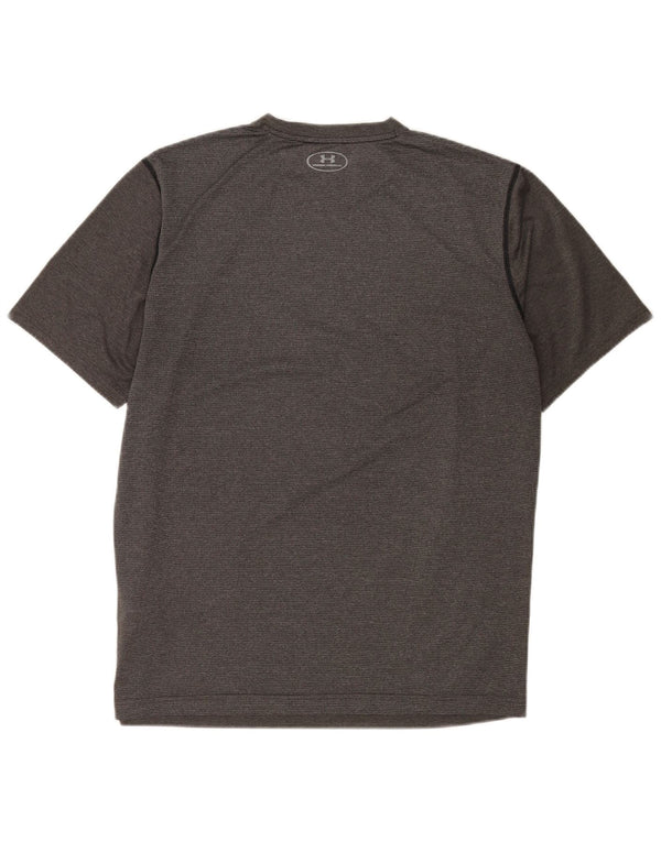 Maglietta Under Armour da uomo Heat Gear Top grande in poliestere grigio