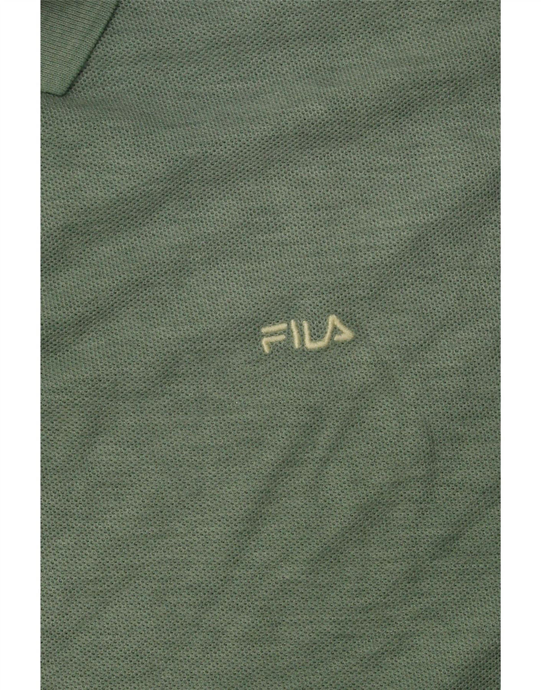 FILA Mens Polo Shirt XL Green Vintage Fila and Second-Hand Fila from Messina Hembry 