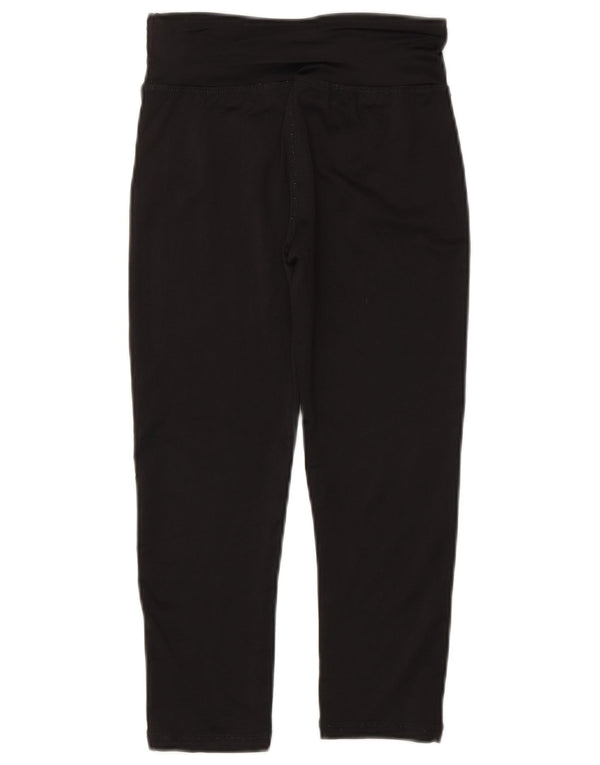 Leggings Reebok Capri Graphic per ragazze 10-11 anni in poliestere nero