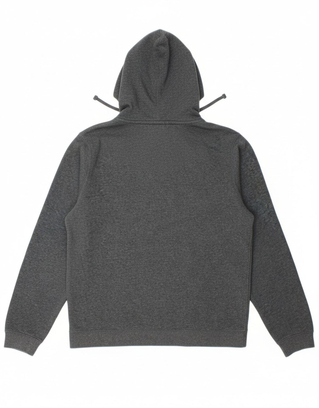 NIKE Mens Hoodie Jumper Medium Grey Cotton