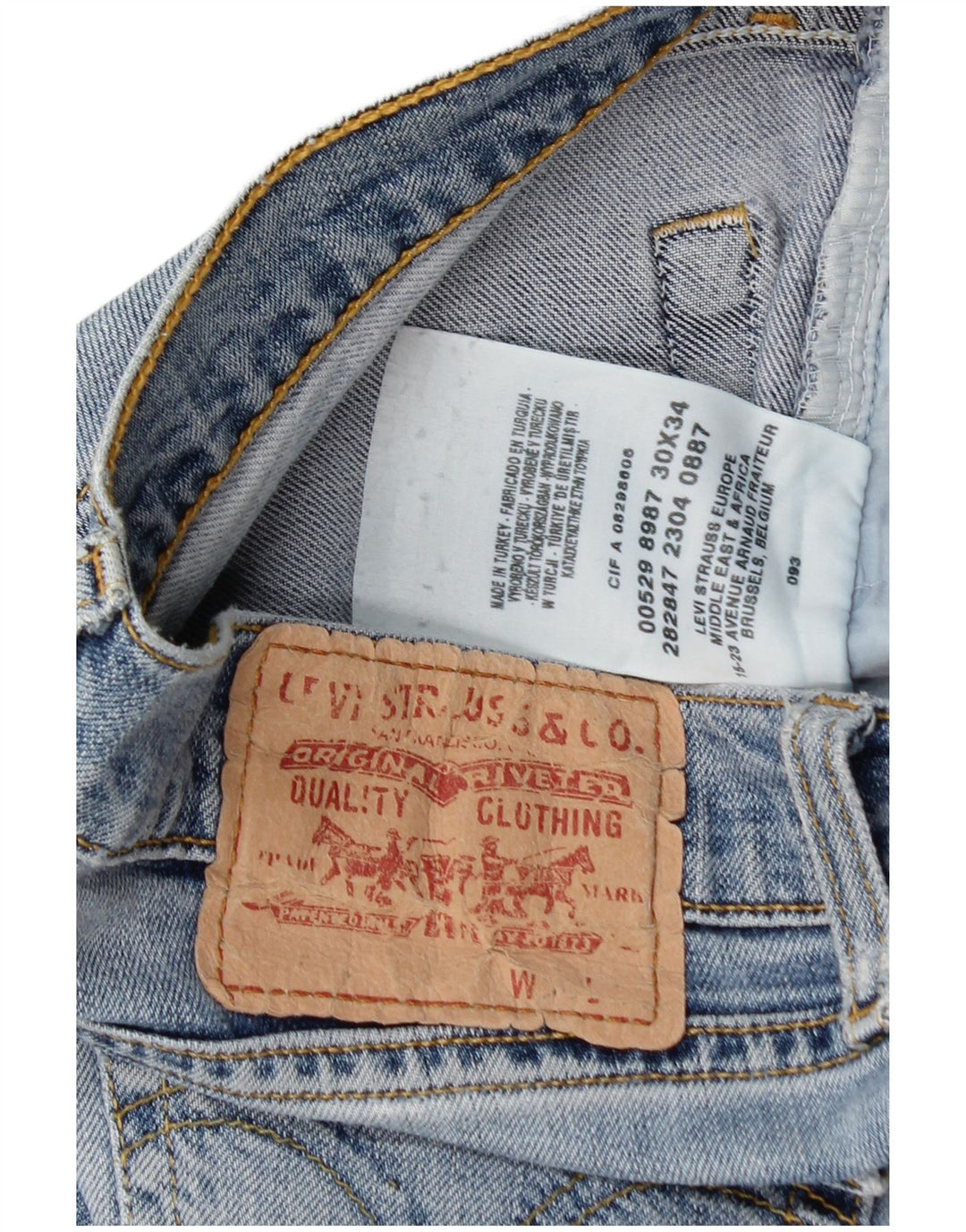 Levi's Dame Bootcut Jeans W30 L32 Blå Bomuld