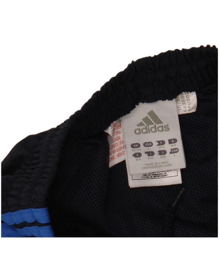Adidas Boys Tracksuit Trousers 13-14 Years  Navy Blue Polyester