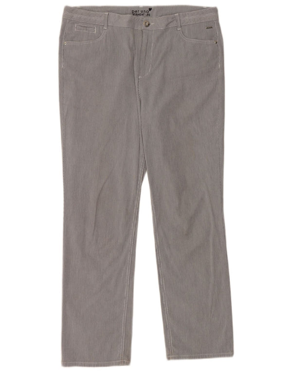 Marks & Spencer Damen Freizeithose UK 16 Large W36 L29 Marineblau