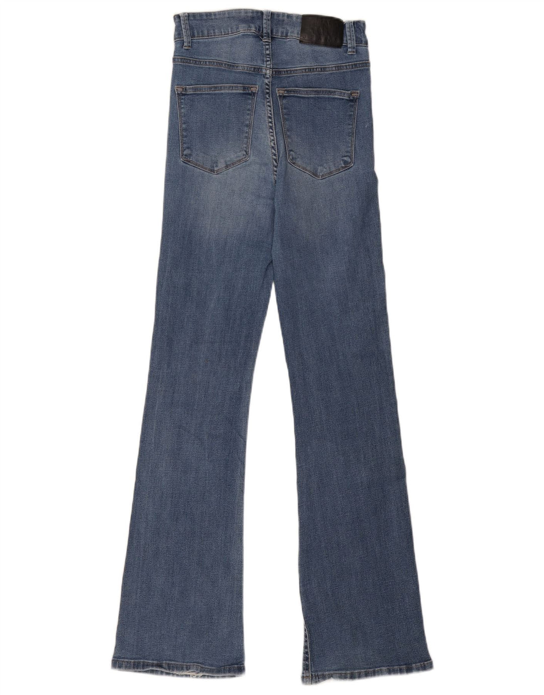 Dkny Womens Flared Jeans W27 L31 Blue Cotton