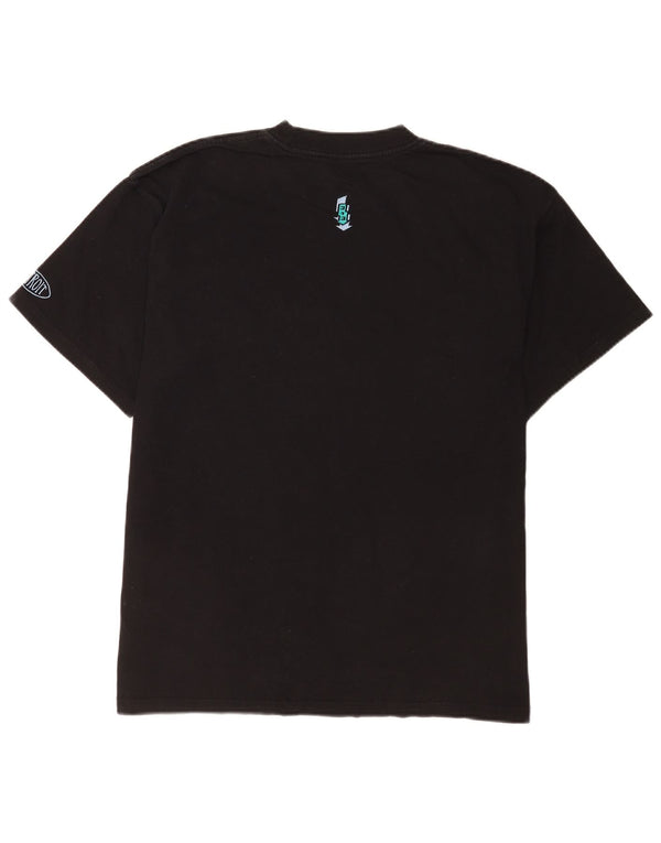 T-shirt grafica da uomo Carhartt Top grande in cotone nero