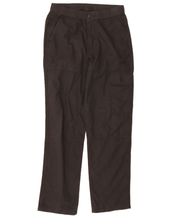 Pantaloni cargo dritti da uomo Levi's piccoli W28 L30 cotone nero