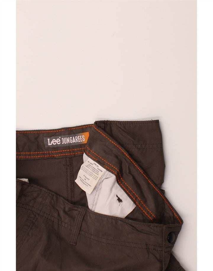 LEE Mens Cargo Shorts W40 XL Grey Polyester Vintage Lee and Second-Hand Lee from Messina Hembry 