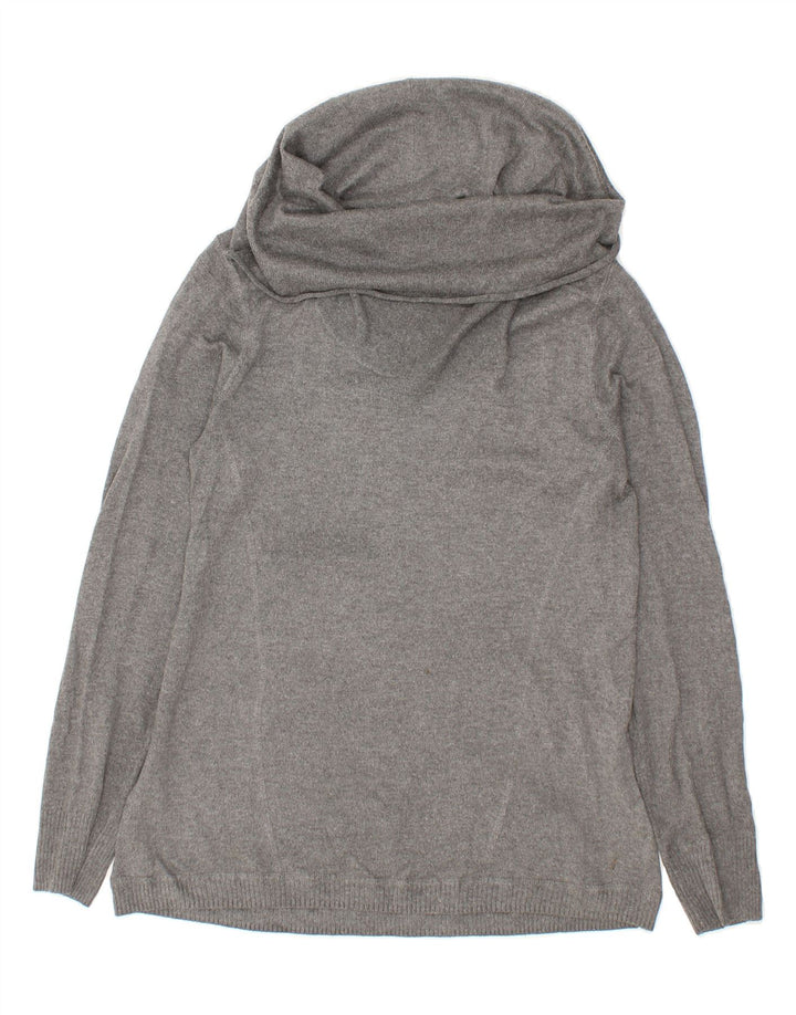FOREVER 21 Womens Roll Neck Jumper Sweater UK 12 Medium Grey Vintage Forever 21 and Second-Hand Forever 21 from Messina Hembry 