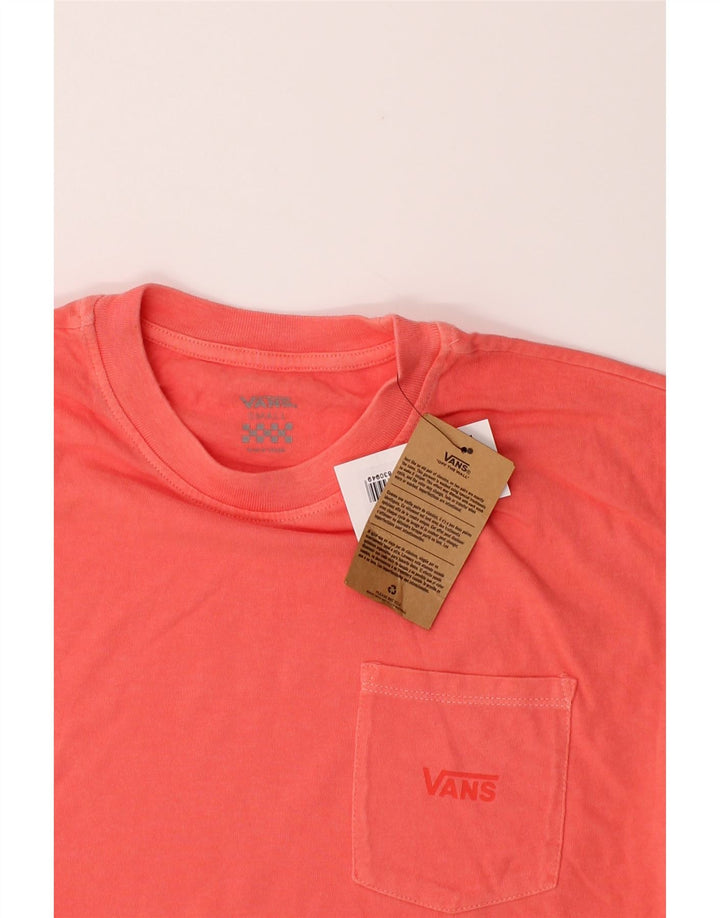 VANS Mens T-Shirt Top Small Pink Cotton Vintage Vans and Second-Hand Vans from Messina Hembry 