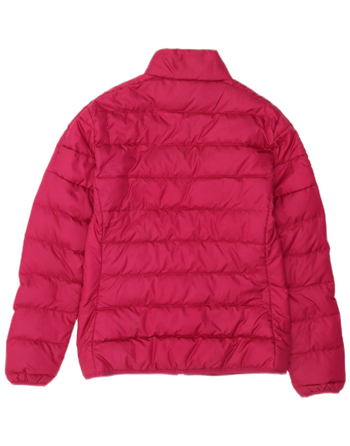 Adidas Womens Padded Jacket UK 8/10 Small Pink Polyester