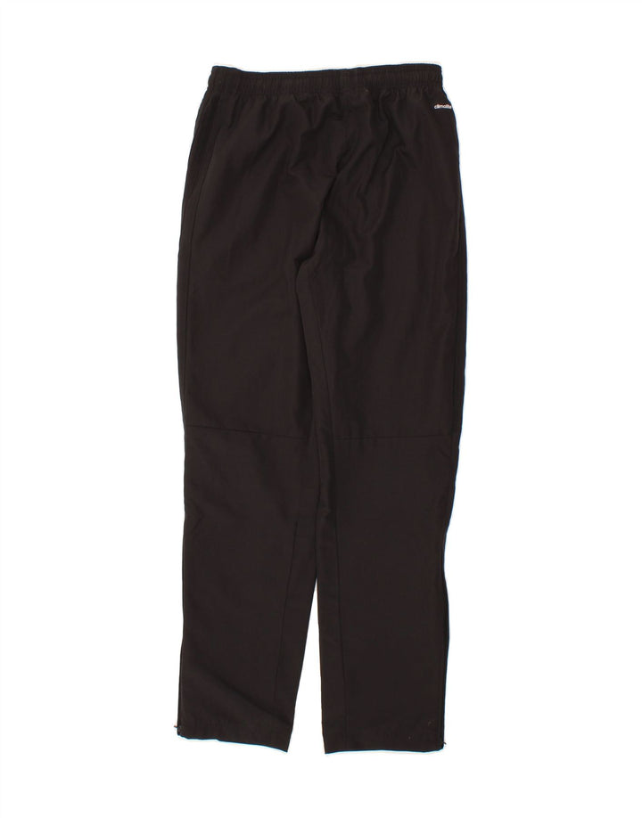 ADIDAS Boys Climalite Tracksuit Trousers 13-14 Years Black Polyester Vintage Adidas and Second-Hand Adidas from Messina Hembry 