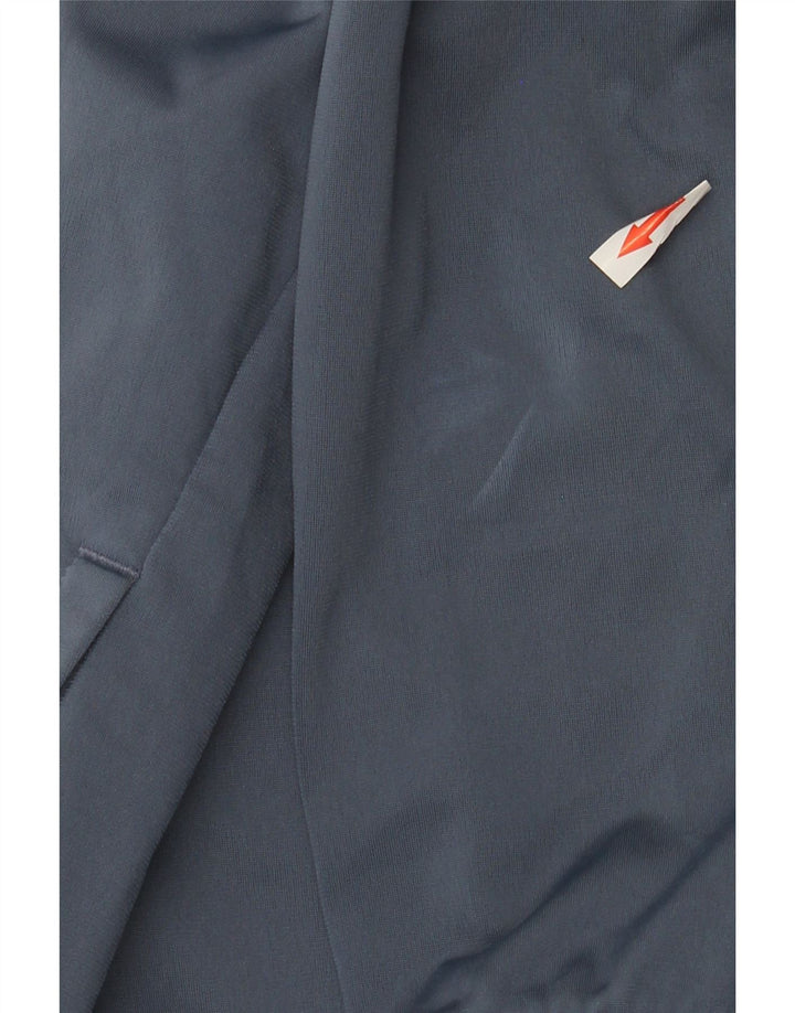 Adidas Boys Tracksuit Top Jacket 12-13 Years Grey Colourblock Polyester