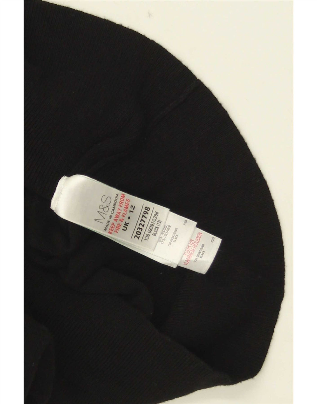 Marks & Spencer Womens Cardigan Sweater UK 12 Medium Black Viscose