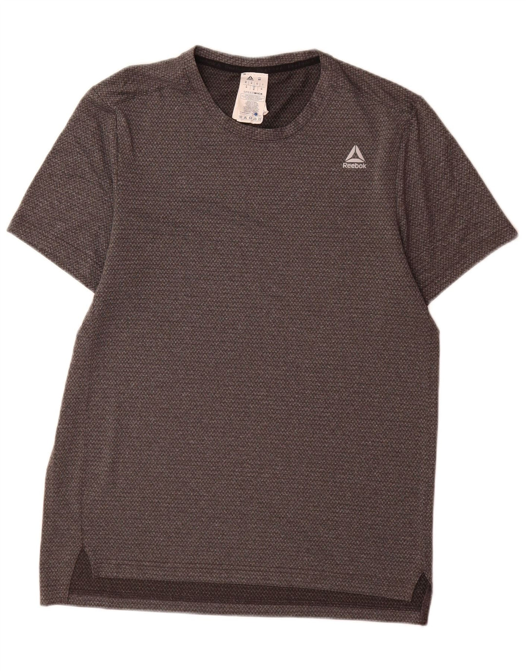 Reebok Herre Speedwick T-Shirt Top Medium Grå Polyester