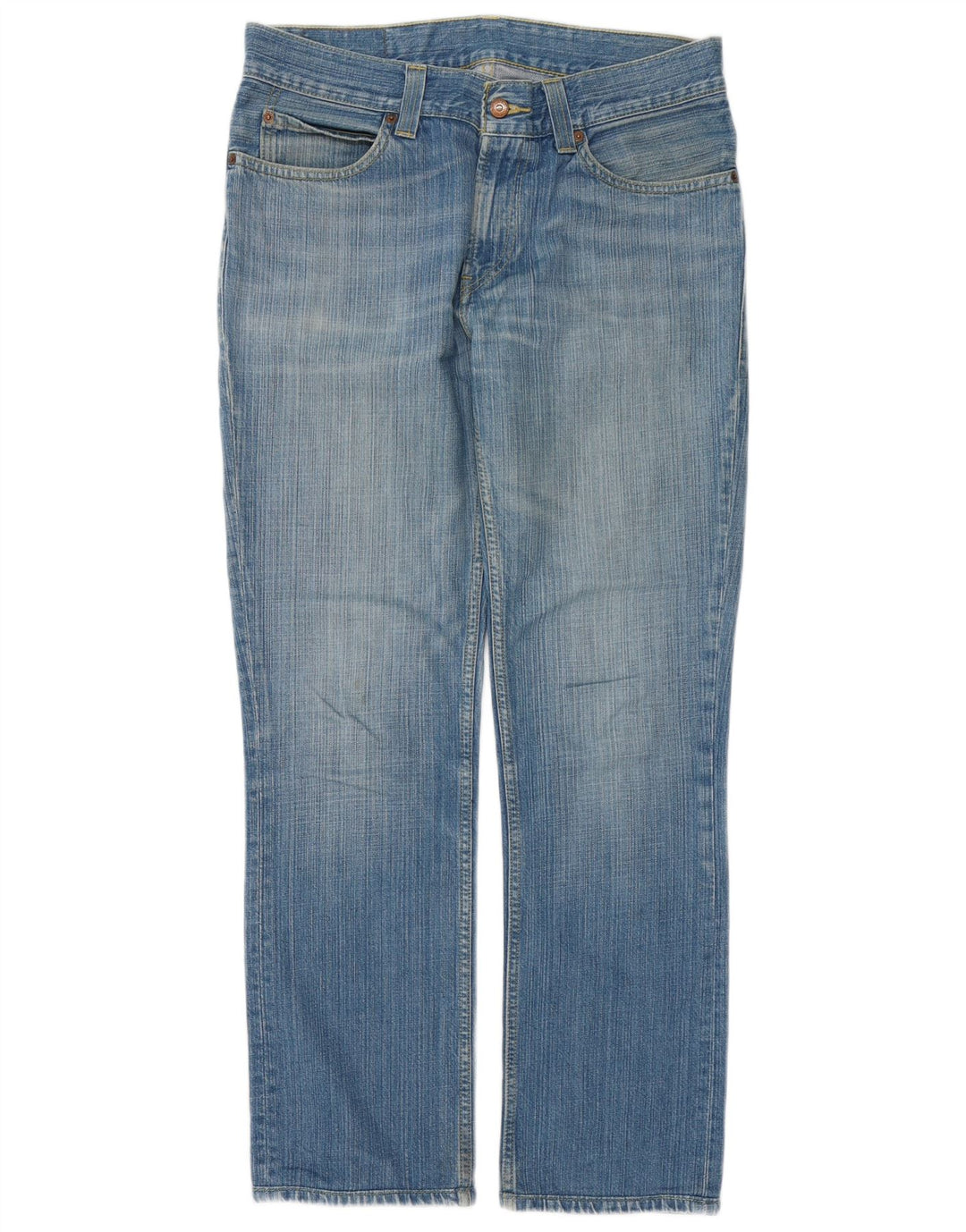 Levi's Womens 511 Slim Jeans W34 L30 Blue Cotton