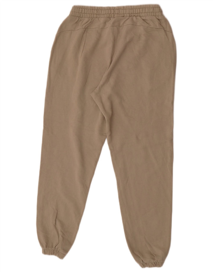 Puma Mens Tracksuit Trousers Joggers Medium  Beige Cotton