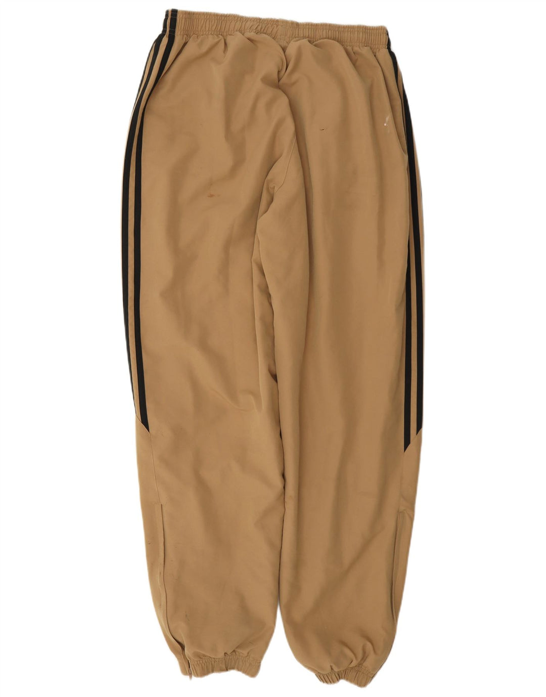 Adidas Mens Tracksuit Trousers Joggers XL Beige Polyester