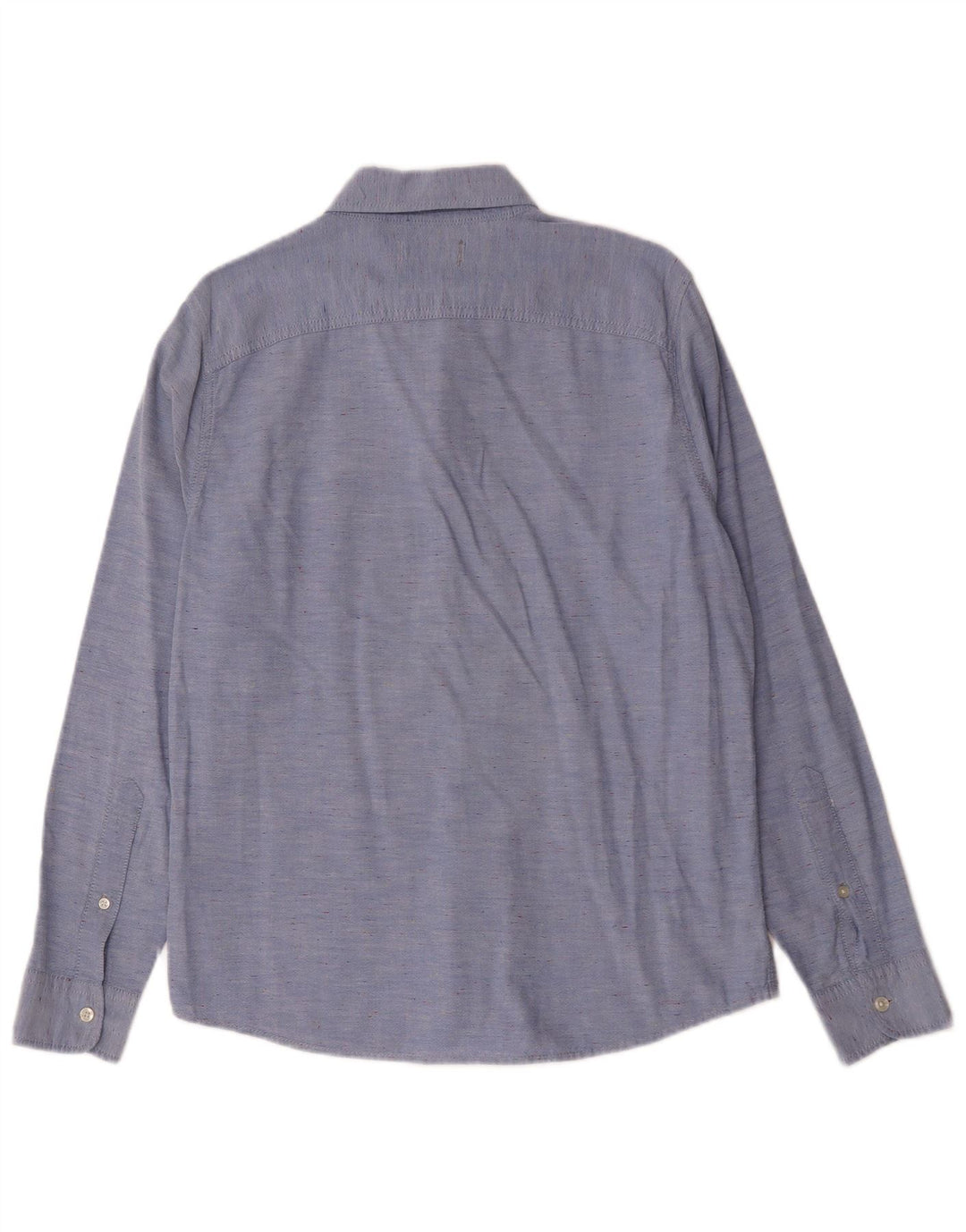 Hollister Mens Shirt Large Blue Flecked Cotton