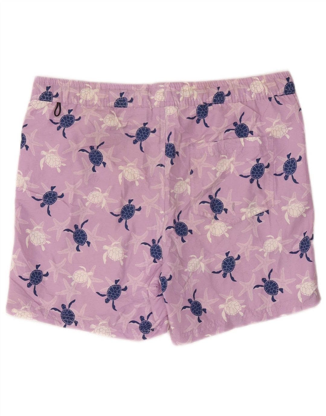 Jack & Jones Mens Graphic Swimming Shorts Small  Purple Polyester