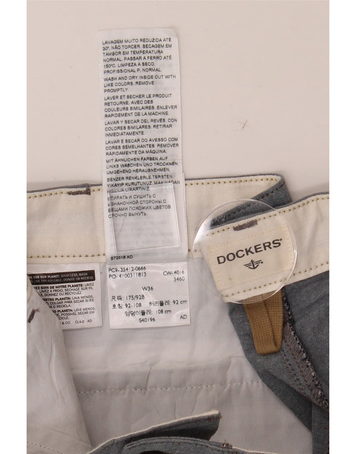 DOCKERS Mens Cargo Shorts W36 Large  Grey Cotton Vintage Dockers and Second-Hand Dockers from Messina Hembry 