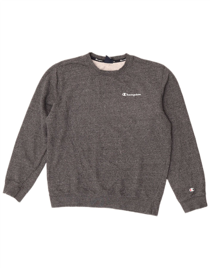 Champion Herre sweatshirt Jumper Medium Grey Flecked
