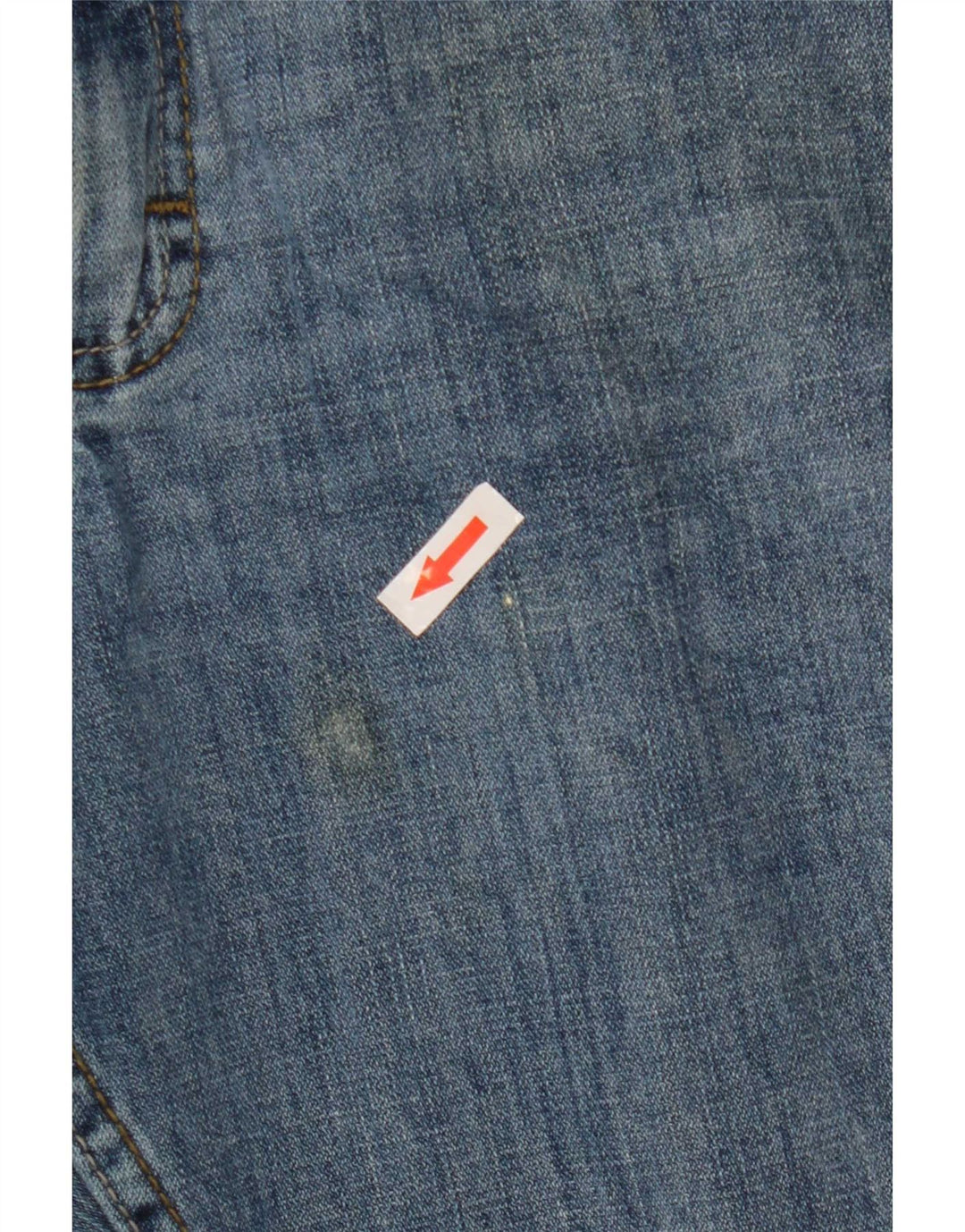Lee Mens Straight Jeans W38 L29 Blue Cotton