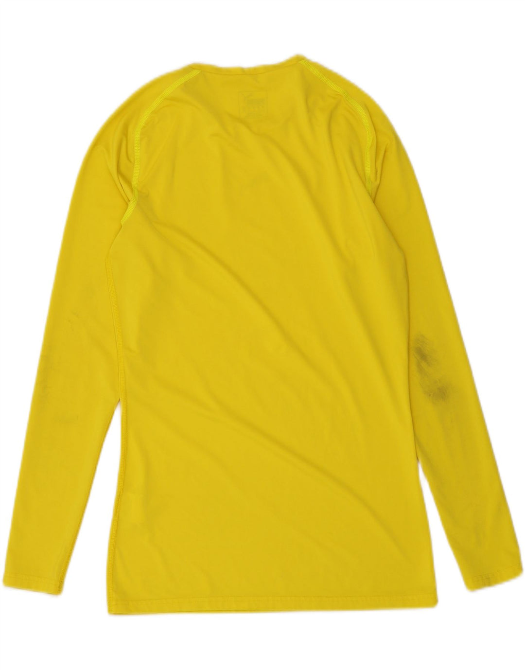 PUMA Womens Top Long Sleeve UK 14 Large Yellow Vintage Puma and Second-Hand Puma from Messina Hembry 