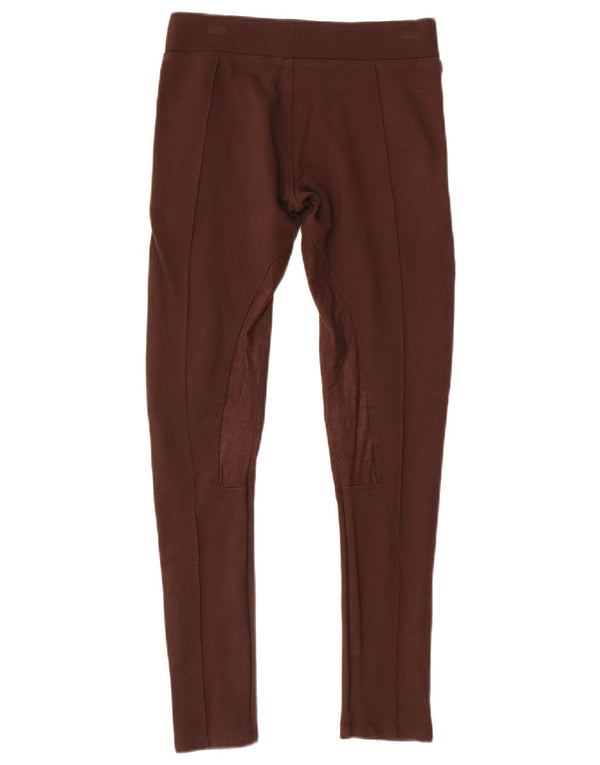 Zara Dame Skinny Ride Casual Bukser UK 6 XS Brun