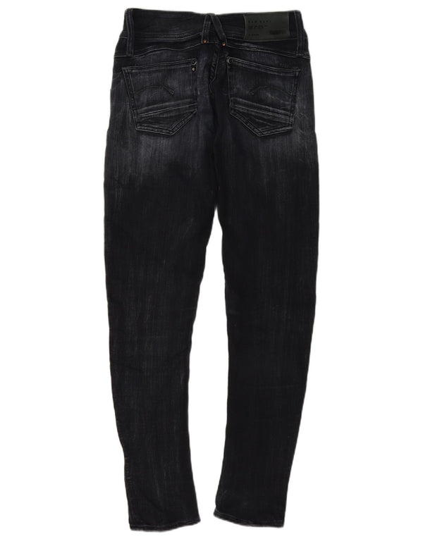 G-Star Womens Slim Jeans W25 L30 Black Cotton