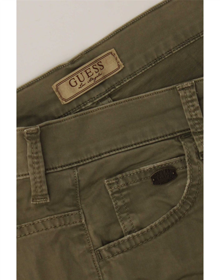 Guess Mens Casual Shorts W28 Small Khaki