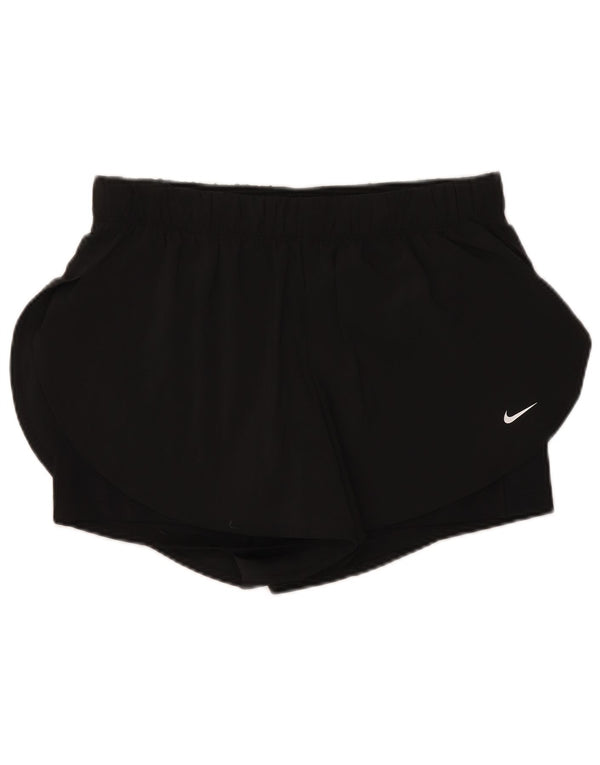 Pantaloncini sportivi Nike da donna Dri Fit UK 18 XL poliestere nero