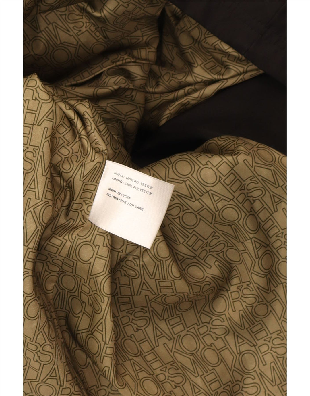 Michael Kors Dame Hooded Utility Jacket UK 18 XL Sort Polyester
