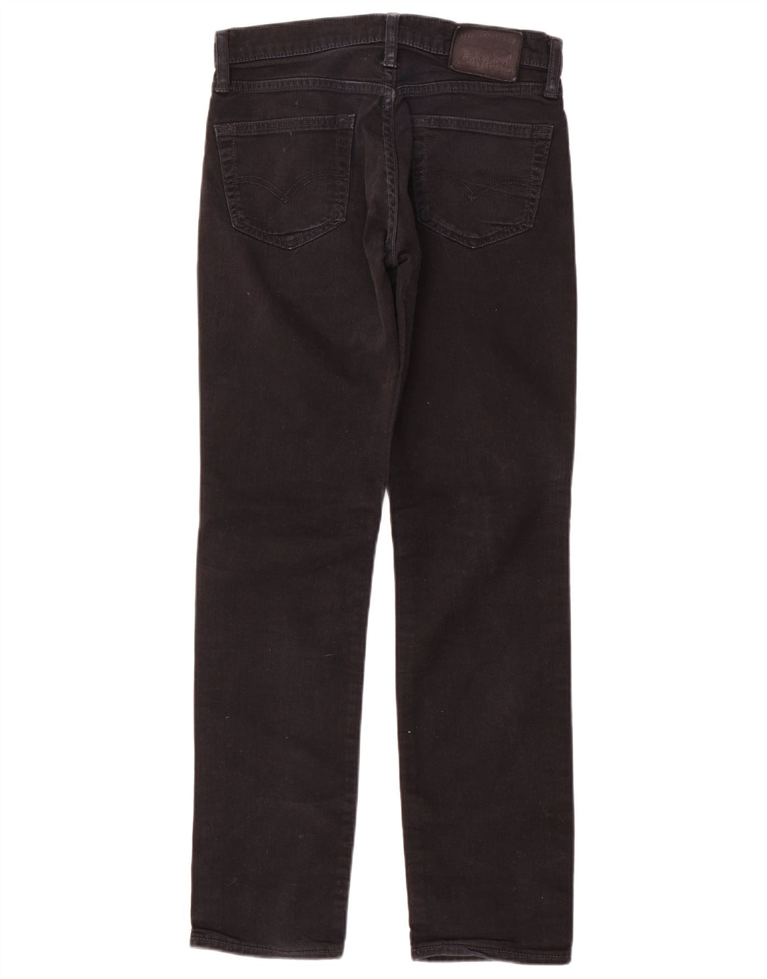 Jeans dritti da uomo Levi's W30 L32 cotone nero