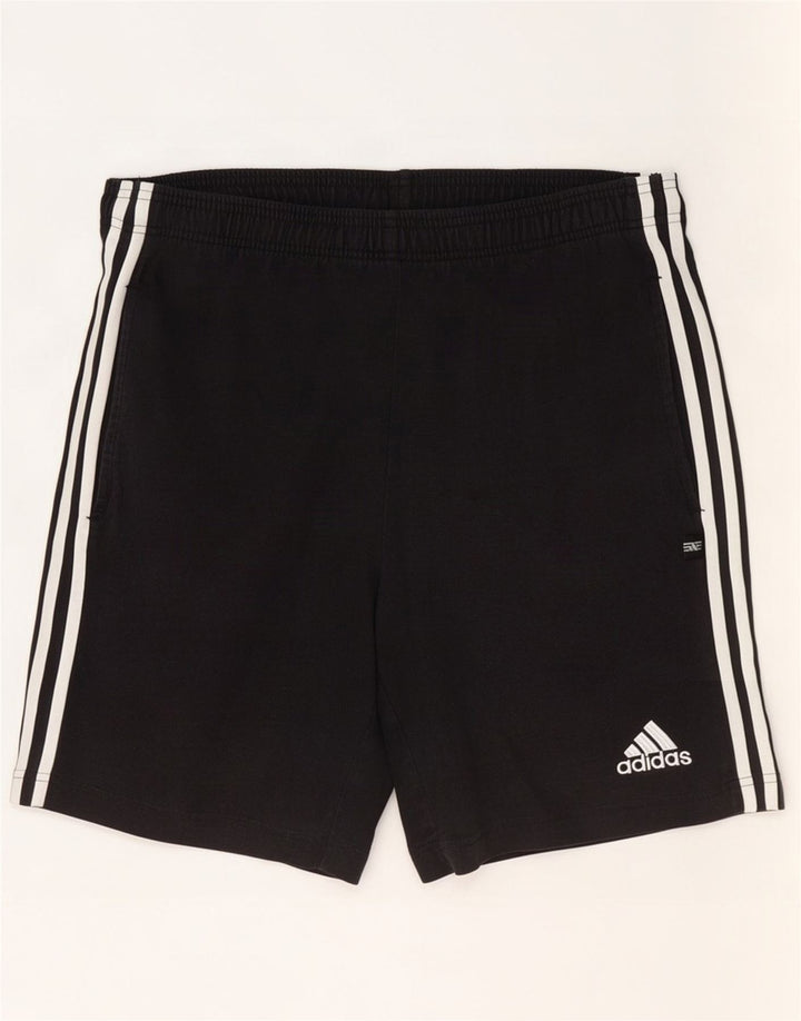 Ανδρικό αθλητικό σορτς Adidas, μεσαίο μαύρο βαμβακερό