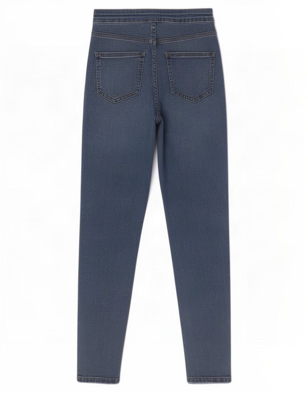Marks & Spencer Damen Super Skinny Jeans UK 8 Small W25 L28 Blaue Baumwolle