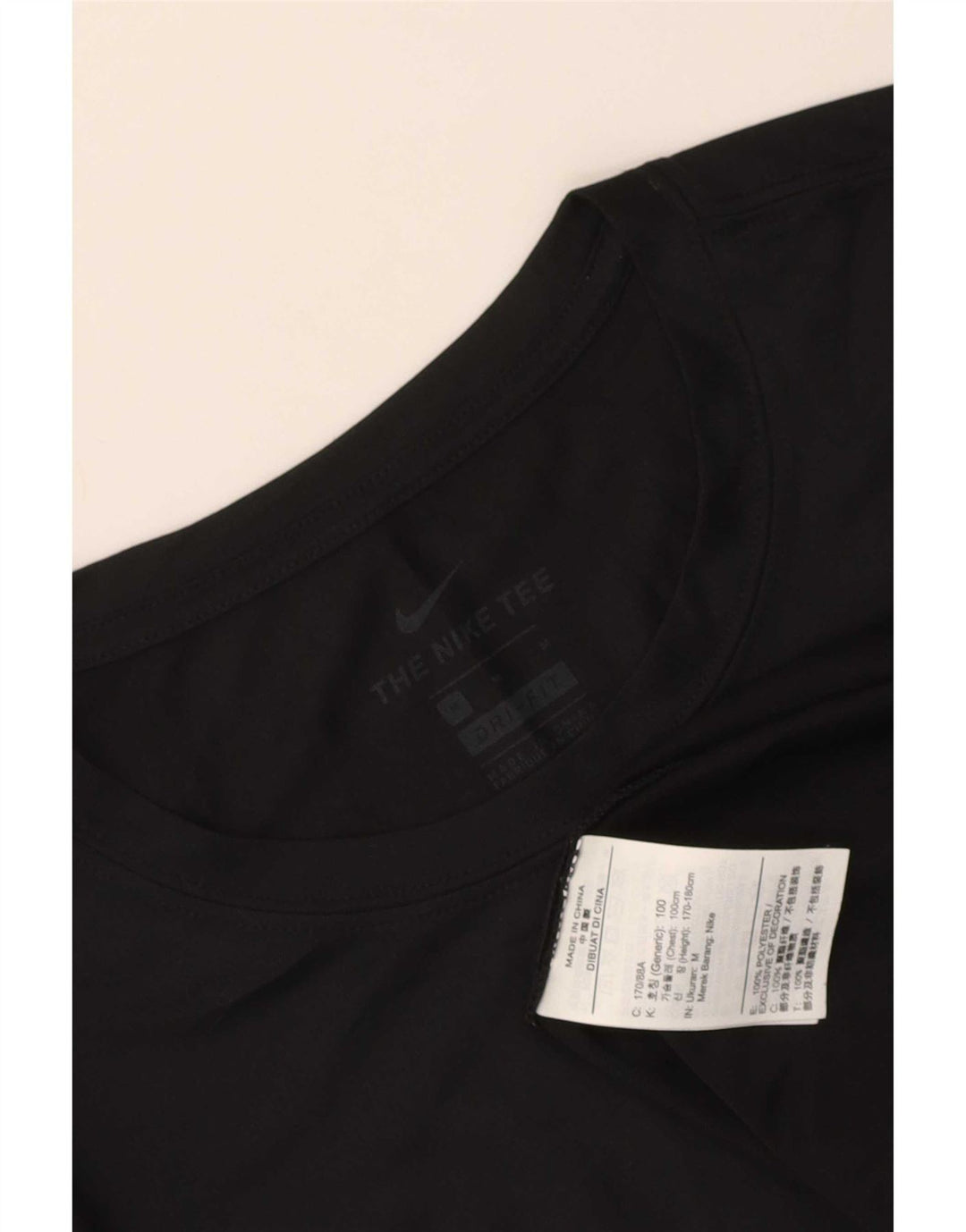 Męska koszulka Nike Dri Fit z długim rękawem, średni czarny poliester
