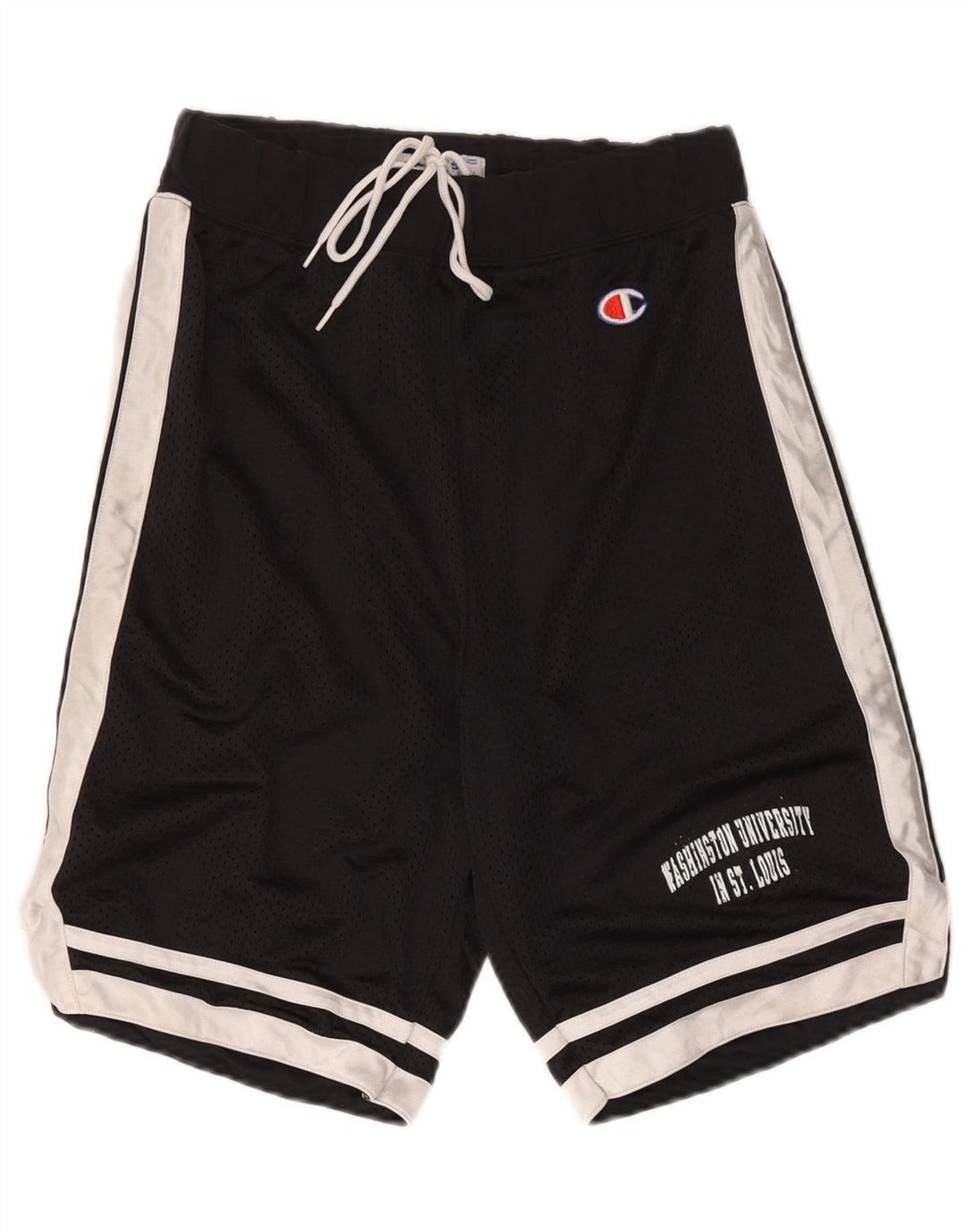 Champion Shorts deportivos para hombre Small Black Colourblock Poliéster