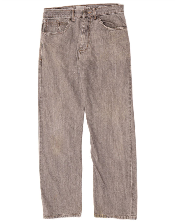 Marks & Spencer Womens Straight Jeans W30 L29 Grey Cotton