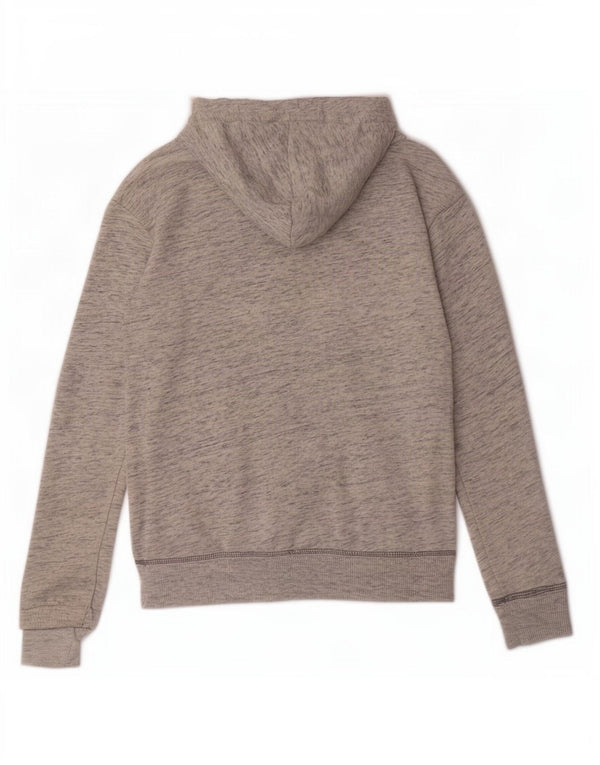 Maglione con cappuccio grafico da donna Hollister UK 6 XS grigio chiazzato