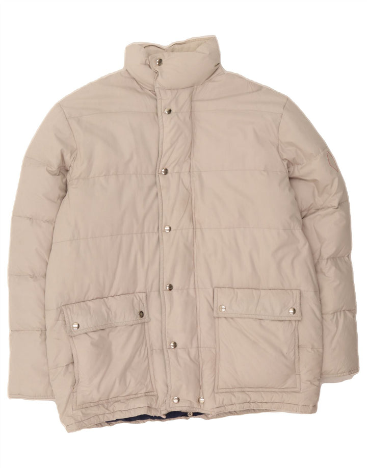 DOLOMITE Mens Padded Jacket UK 42 XL Grey Vintage Dolomite and Second-Hand Dolomite from Messina Hembry 